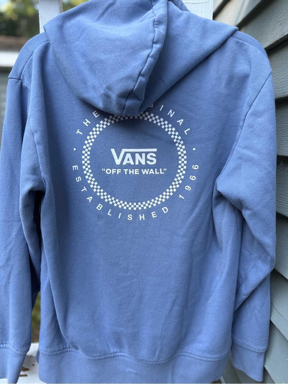 Vans Womans Dusty Blue Pullover Hoodie